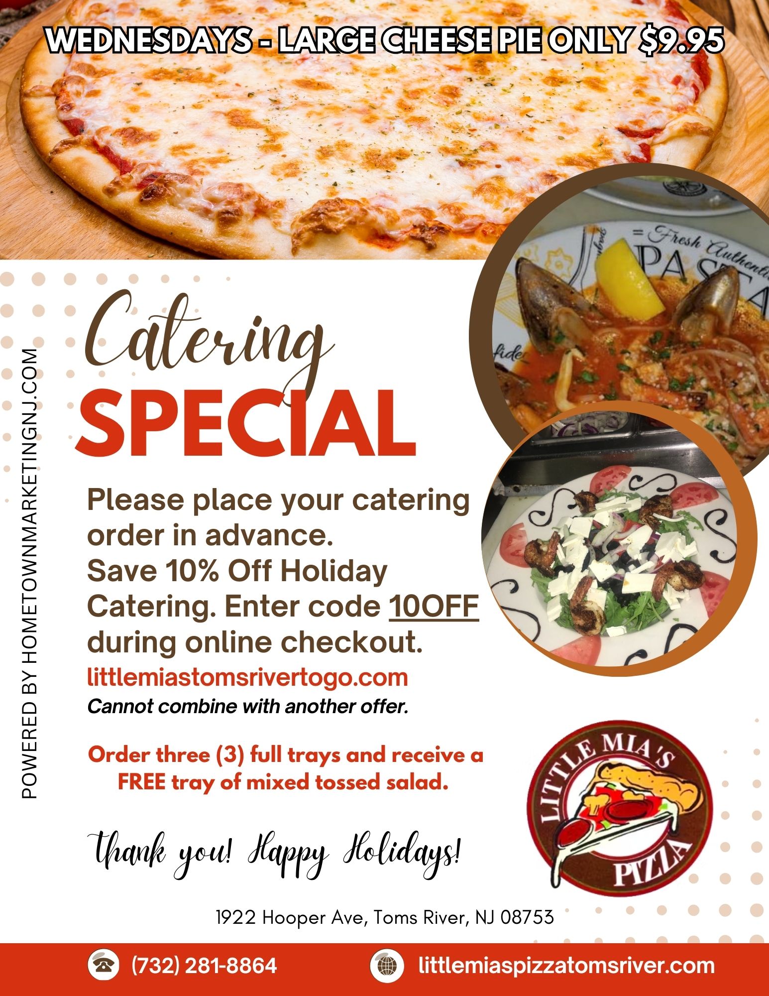 Little Mias Holiday Catering Silverton